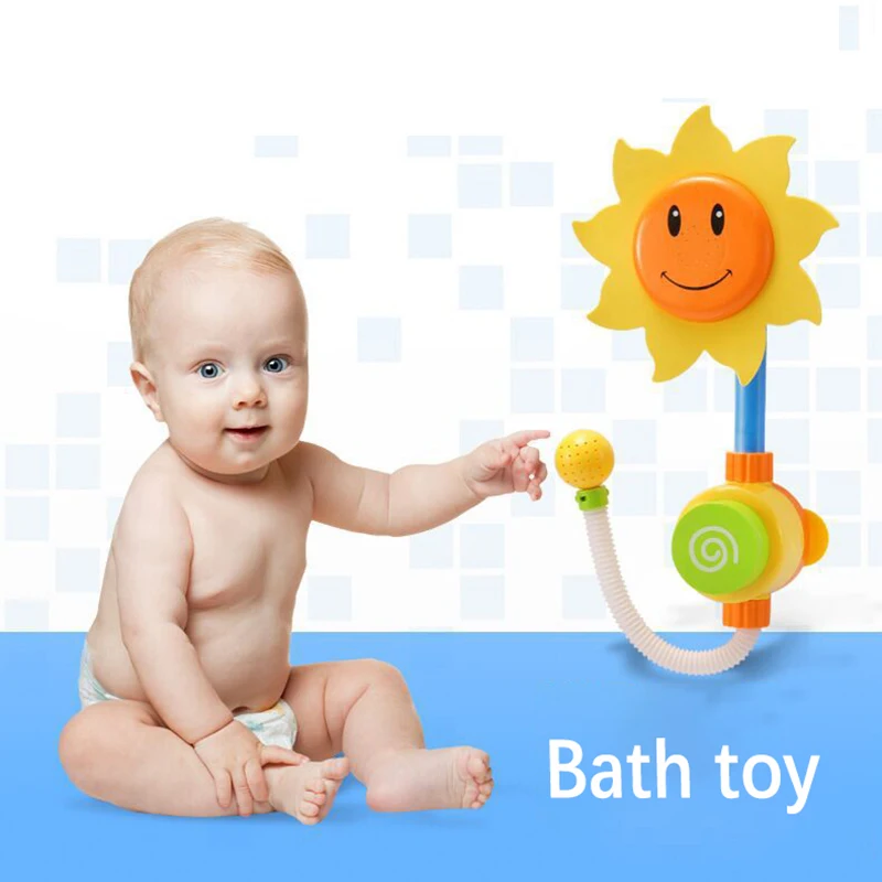 Baby Funny Water Game Bath Toy Vasca Da Bagno Girasole Doccia Rubinetto Spray Acqua Bagno Giocattoli Da Bagno Per Bambini