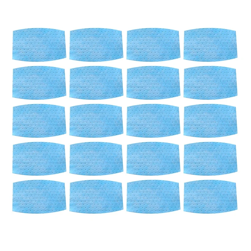 

PM2.5 N95 Activated Carbon Filter Insert Protective Filter Media Insert for Mouth Mask Anti Dust Mask 20 Pack