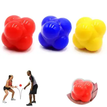 

Fitness Sport Speed Agility Training Ball High And Low Difficulty Training Reaction Ball Silicone Hexagon Ball Fitness Equipment