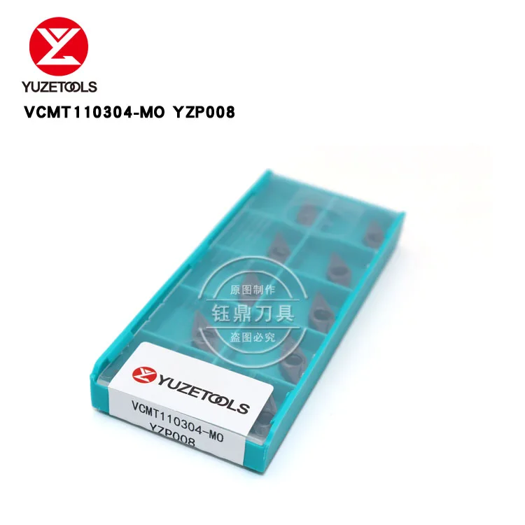 VCMT110304-MO CNC инструмент YUZETOOLS общий материал токарный инструмент частицы