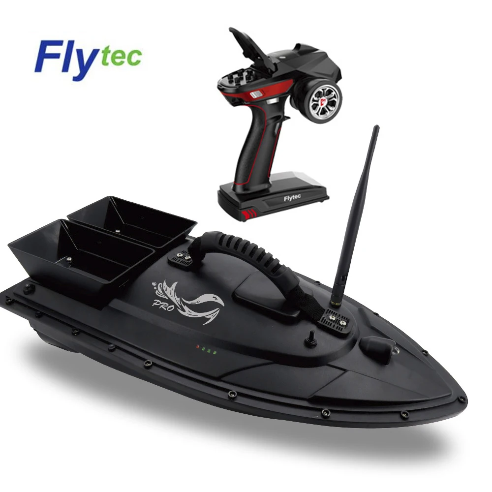 

Flytec V500 RC Fishing Bait Boat RC Boat Fish Finder 1.5kg Loading 500M Remote Control Double Motor Night Light