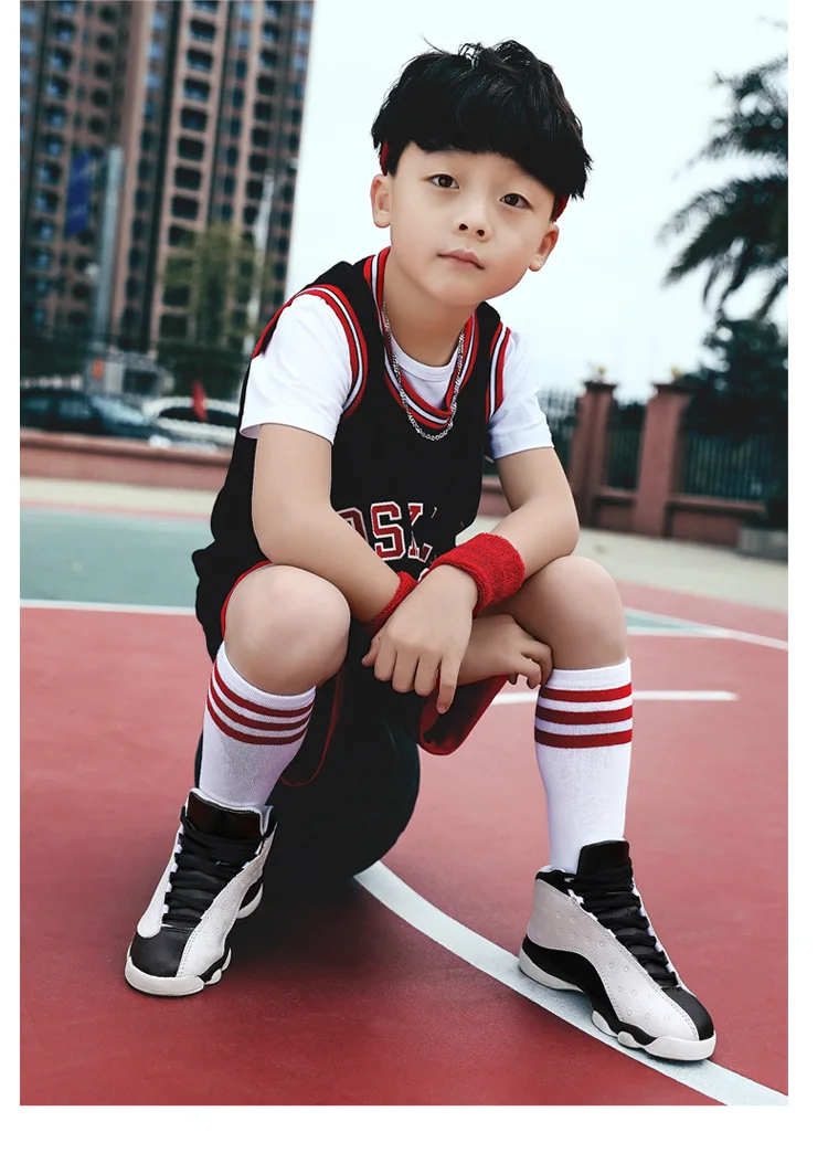 Новая весенняя детская Баскетбольная обувь для мальчиков, брендовая Спортивная обувь Jordan, детские кроссовки для улицы, мужские баскетбольные кроссовки для бега, европейские размеры 31-40