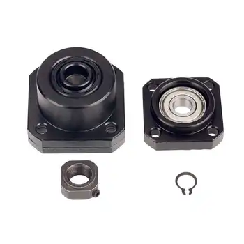 

Ball Bearing 1 Set Fixed Floated Side End Supports Bearing Housing Mounts for Ball Screw Diameter 10mm Ceramic Bearing