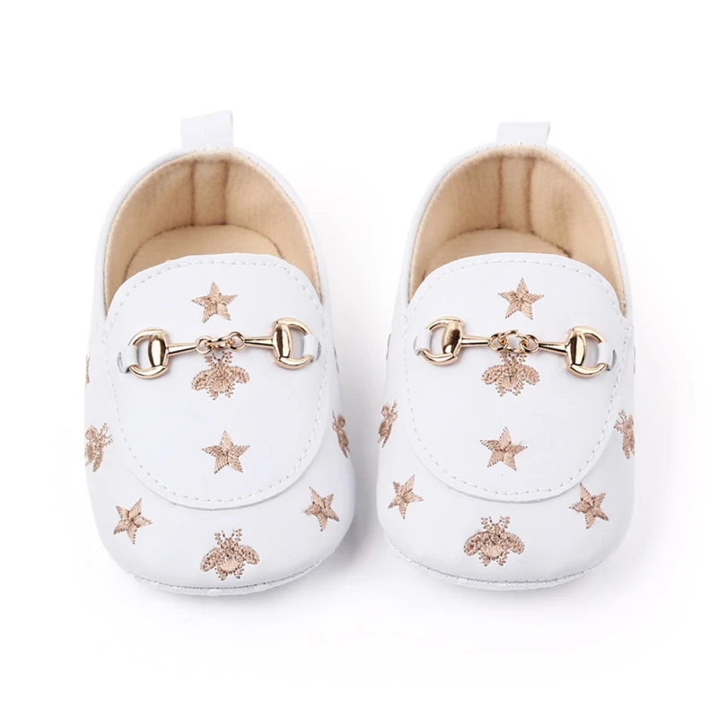 1Pair Baby Girl Infant Cute Fashion Pentagram Pattern Shoes Peas Baby PU Leather Kids Shoes Soft Bottom Toddler Shoes|First Walkers| - AliExpress