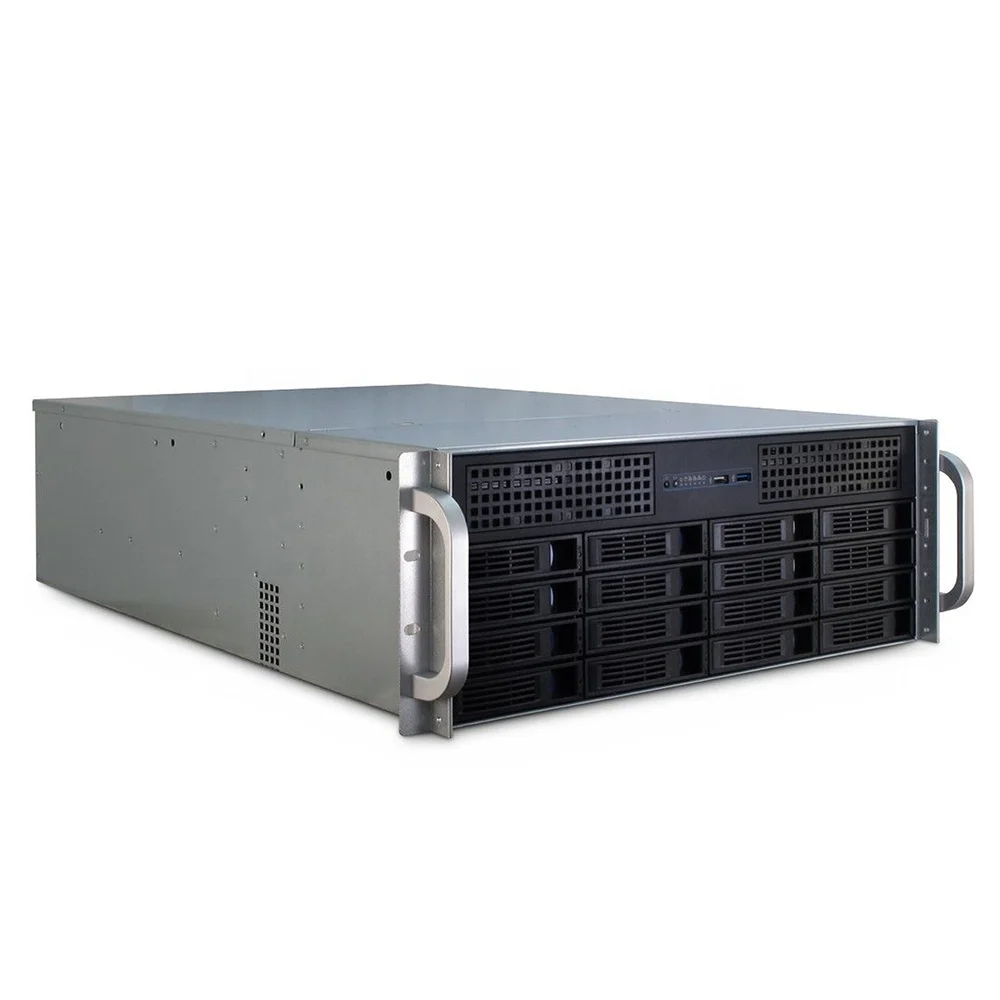 4U чехол для сервера с креплением в стойку 16 популярными разъемами SATA/SAS Drive Bay MiniSAS
