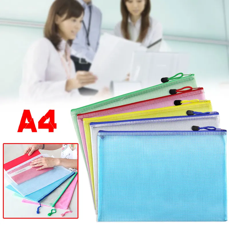 Office Stationery Paperbag£¬Document Folder School Supplies Grid Bill File Bag