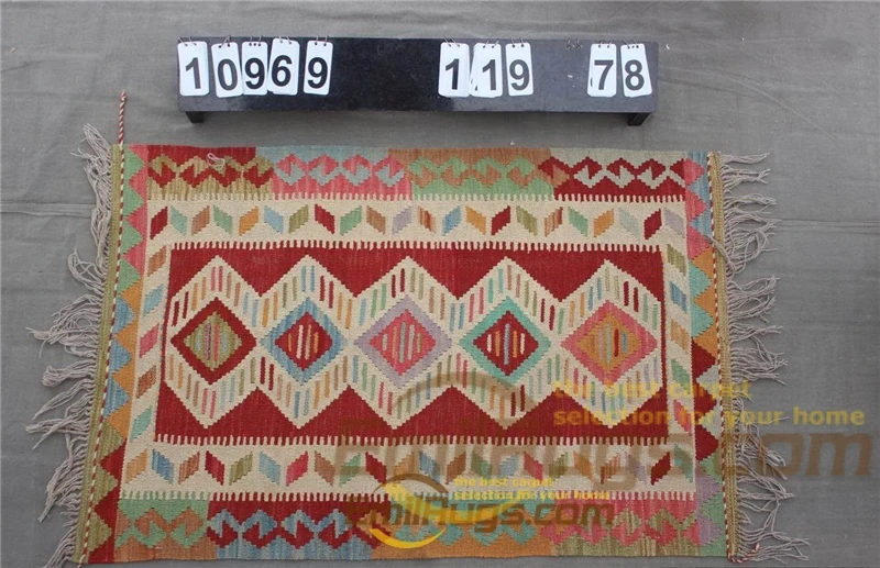 10969 geometric rug Wool Woven Home For Living Room Geometric Bedroom Art Natural - Цвет: 10969