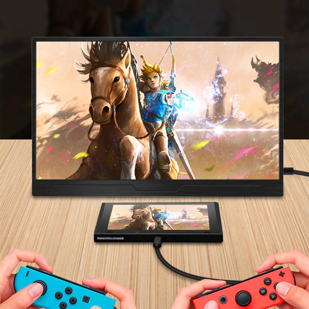 14 дюймовый HD портативный HDMI игровой монитор для PS4 XBOX Swicth 1080P экран поддержка Samsung
