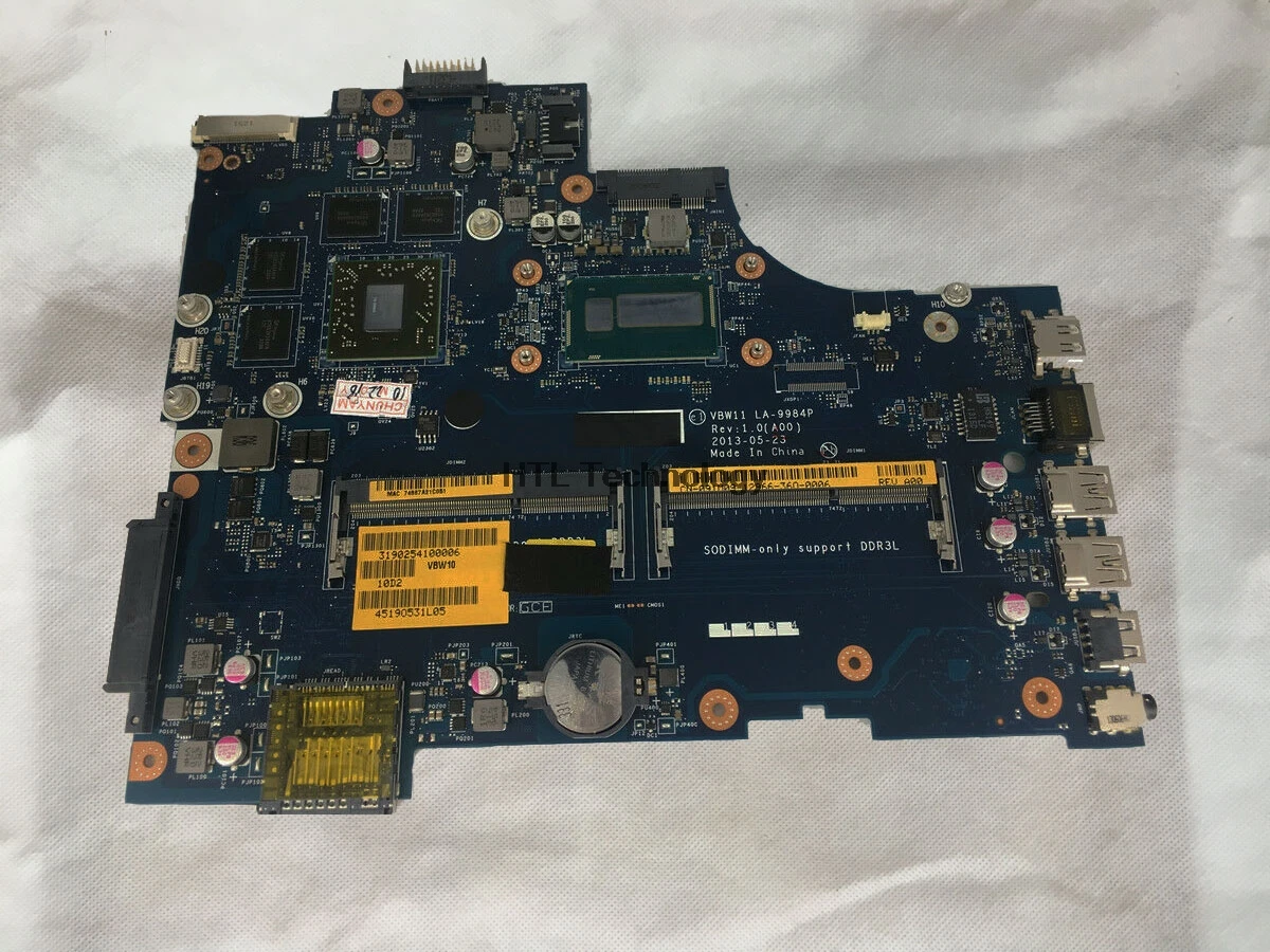 Материнская плата для ноутбука Dell Inspiron 17R 5737 VBW11 LA-9984P 0DYFMW SR16Z I7-4500U CPU R9 M200X GPU |