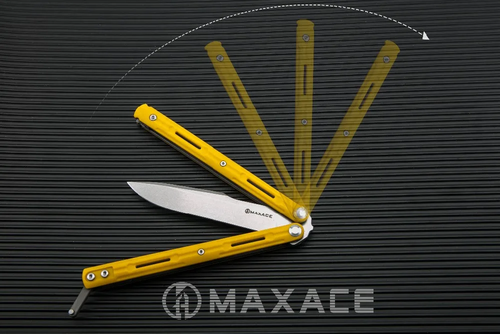 MAXACE Serpent Striker Stonewash 14C28N лезвие G10 весы/вкладыш из нержавеющей стали