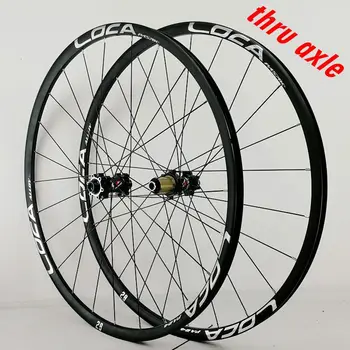 

Mountain Wheel Set Dull Polish Bike Wheel 24 Hole Aluminum alloy mtb bicycle wheel set 26 27.5 29-Inch 15*100MM 12*142MM