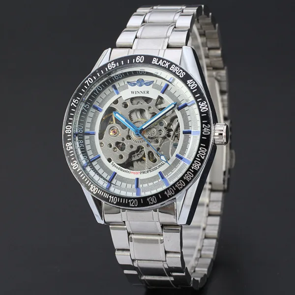 

Winner Fashion Casual Hollow out Fully Automatic Analog Watch