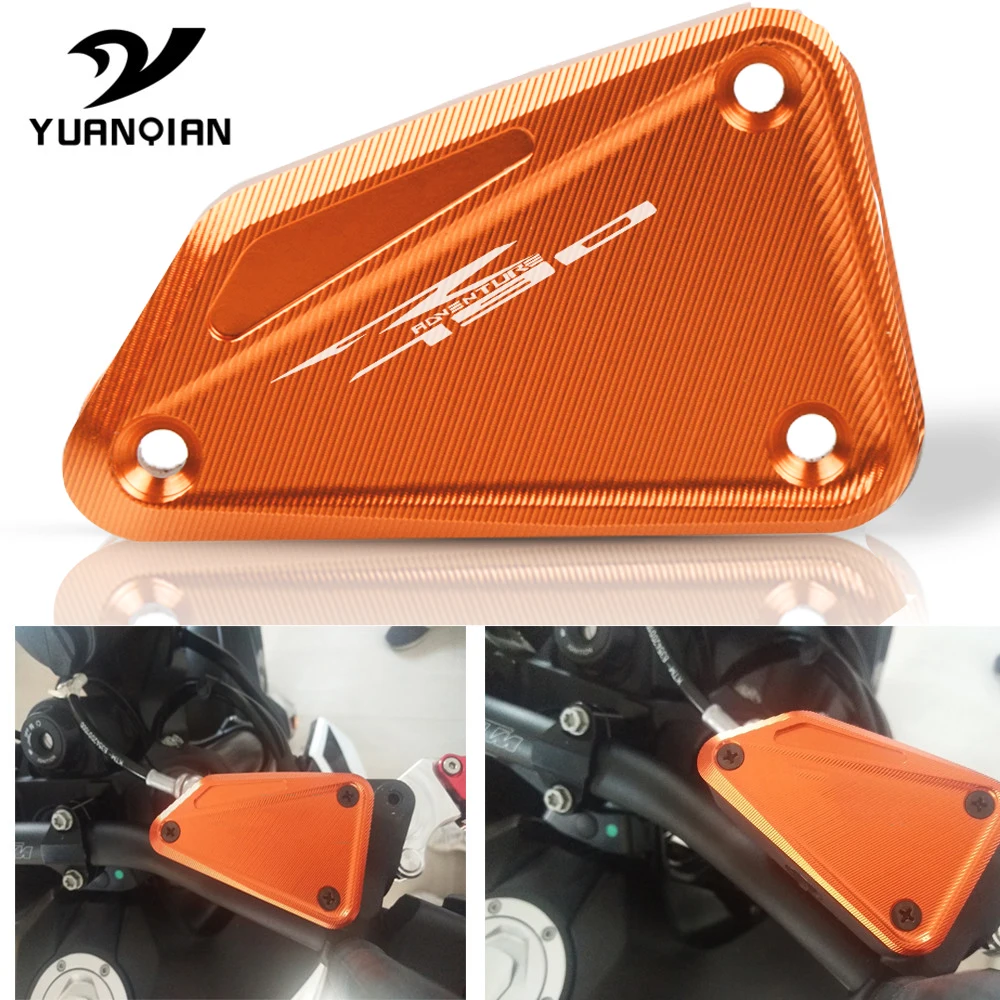 

Motorcycle Front Brake Fluid Cap Cover Master Cylinder Fluid Pump Tank Reservoir Plug Protector For KTM 790 ADVENTURE R 2019