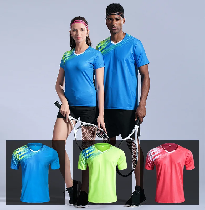 New Badminton shirts Men/Women , sport t-shirt Tennis wear  , Table tennis shirts, Fitness training badminton t-shirts 1033