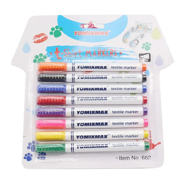 Rotuladores Permanentes Para Tela – Juego De 12 Colores Vivos, Ideales Para Personalizar Camisetas Y Bolsos