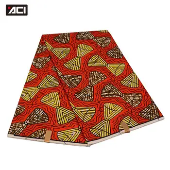 

ACI Ankara Wax Prints Fabric 6 Yards/Piece Veritable Wax African Printed Fabric Tissu Africain Nigeria Batik For Wedding Dress