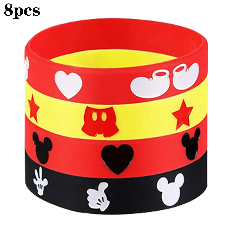 Disney Mickey Mouse Birthday party mixed Bracelet small gifts for children&rsquo;s parties and guests Supplie Mickey Party Favor,party toys