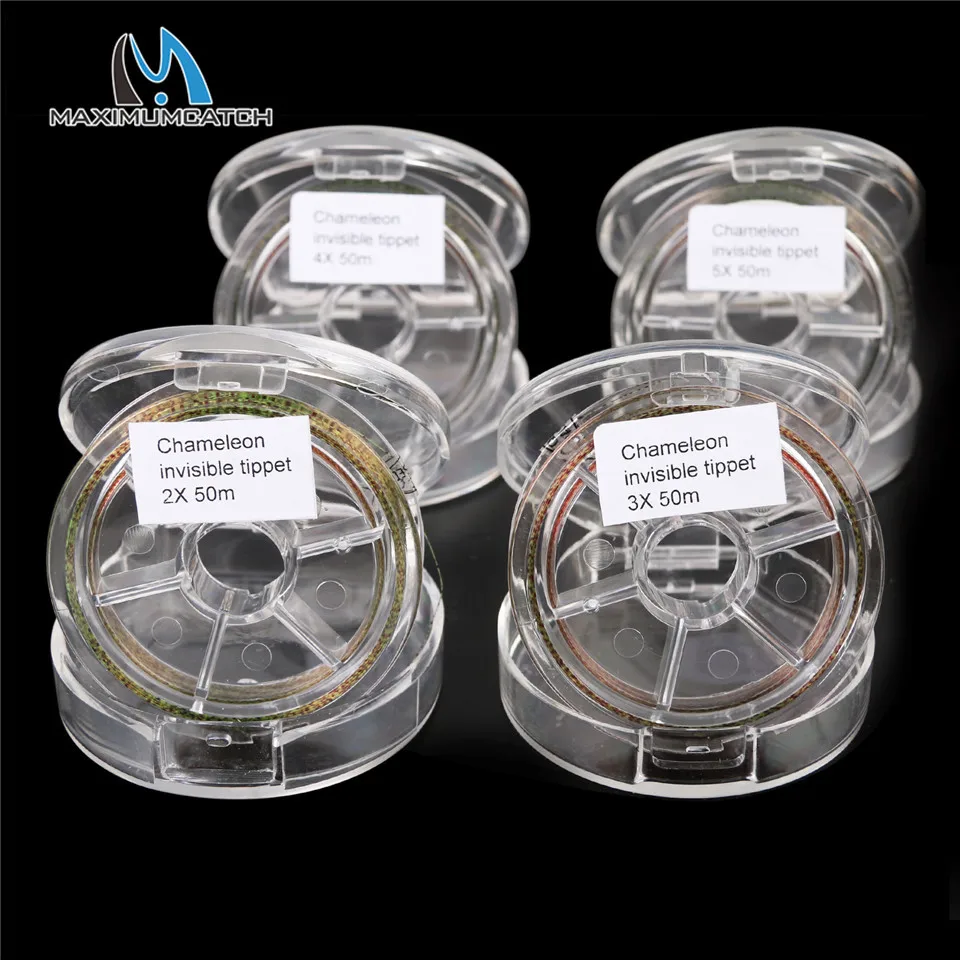 Maximumcatch Chameleon Invisible Tippet Fly Fishing Line 50m 2x/3x 
