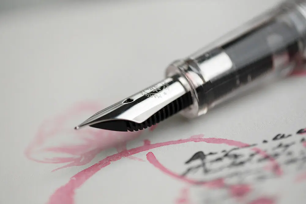 PENBBS 322 прозрачная MianMian авторучка EF перо канцелярские принадлежности офисные школьные принадлежности penna stilografica