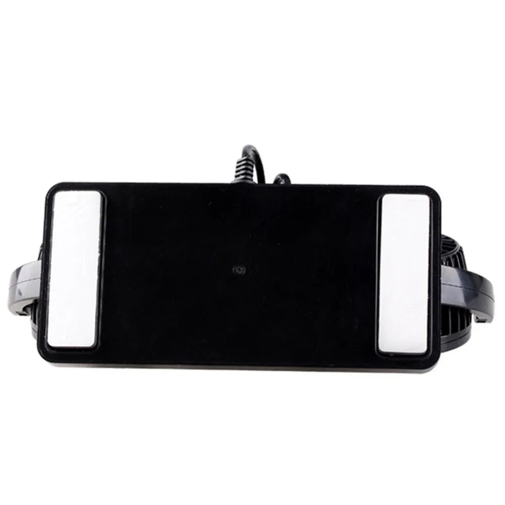 12 V/24 V Dual Head охлаждающий Осциллирующий на заднем сиденье Вентиляционный воздух вентилятор грузовик воздушный вентилятор Регулируемый охладитель Вентилятор охлаждения