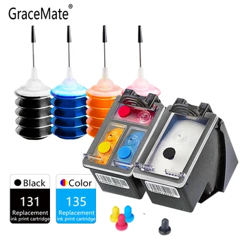 

GraceMate Ink Cartridge 131 135 Compatible for HP Officejet H470 K7100 K7103 K7108 K7100 K7103 K7108 7205 7208 7210 7213 Printer