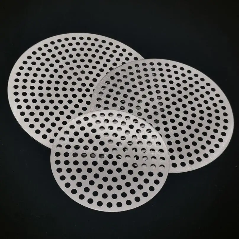 304 Stainless Steel Round Floor Drain Cover Hair Filter Bathroom Garden Toilet Prevent Debris Clogging Drain