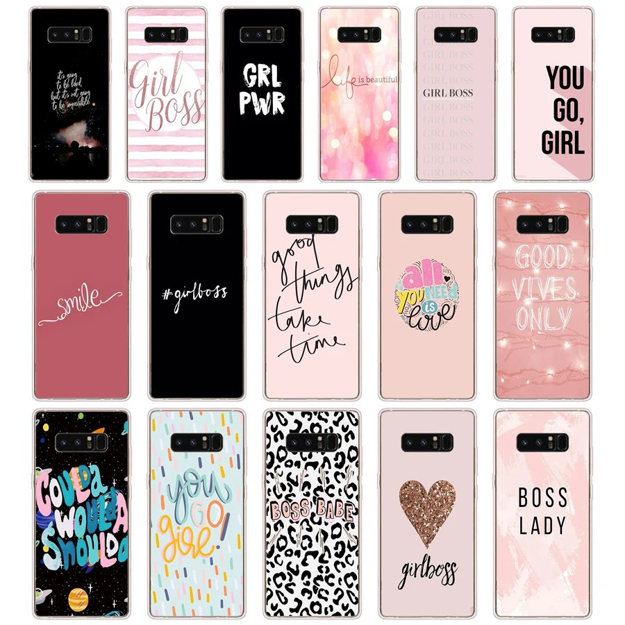 39 Honey Girl Boss Like A Boss Custodia Protettiva In Tpu In Silicone Morbido Per Samsung Galaxy Note 4 5 8 10 Custodia Grand Prime S4 S5
