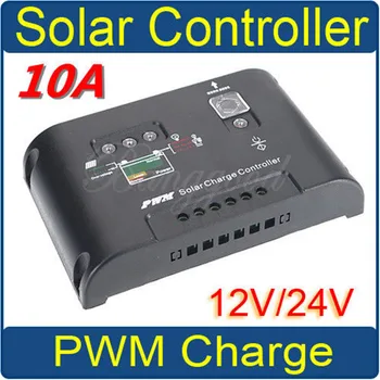 

10A/20A 12V/24V Auto Recognition Solar Controller PWM Solar Panel Battery Regulator 12V Car Charger Regulator LCD Display