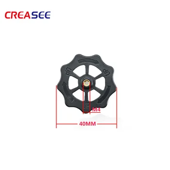 

1/4pcs M4*35 3D Printer Parts Auto Leveling Nuts Upgraded Big Hand Twist hot bed Auto Adjustment nut For CR-10/CR-10S 3D Printer