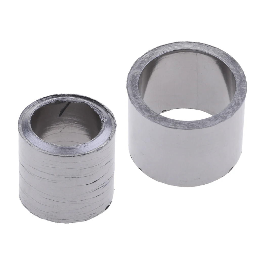 2xAluminum Alloy Exhaust pipe gasket for Dirt Bike/ATV/Scooter Muffler Part
