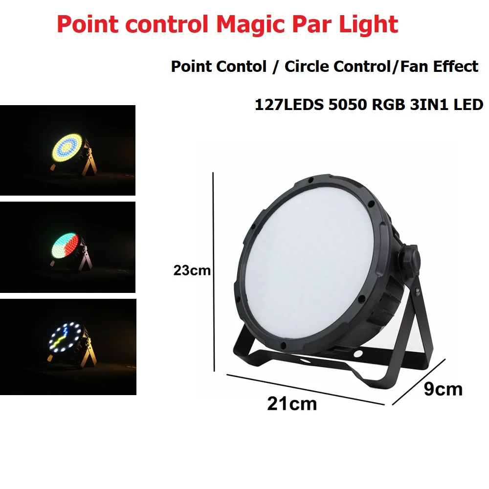 

2020 LED Par Lights 127LEDS DJ LED RGB Par Light RGB Wash Disco Light DMX Controller Dj Effect For Small Paty KTV Stage Lighting