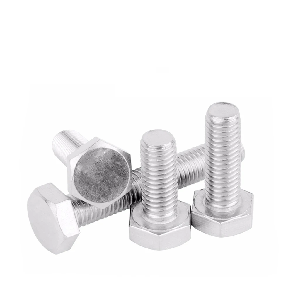 5-100Pcs/Lot Aluminium Alloy M5M6M8M10M12M16 Hexagon Head Bolt Din933 Mountain Bike Antirust Hexagonal Screw | Обустройство дома