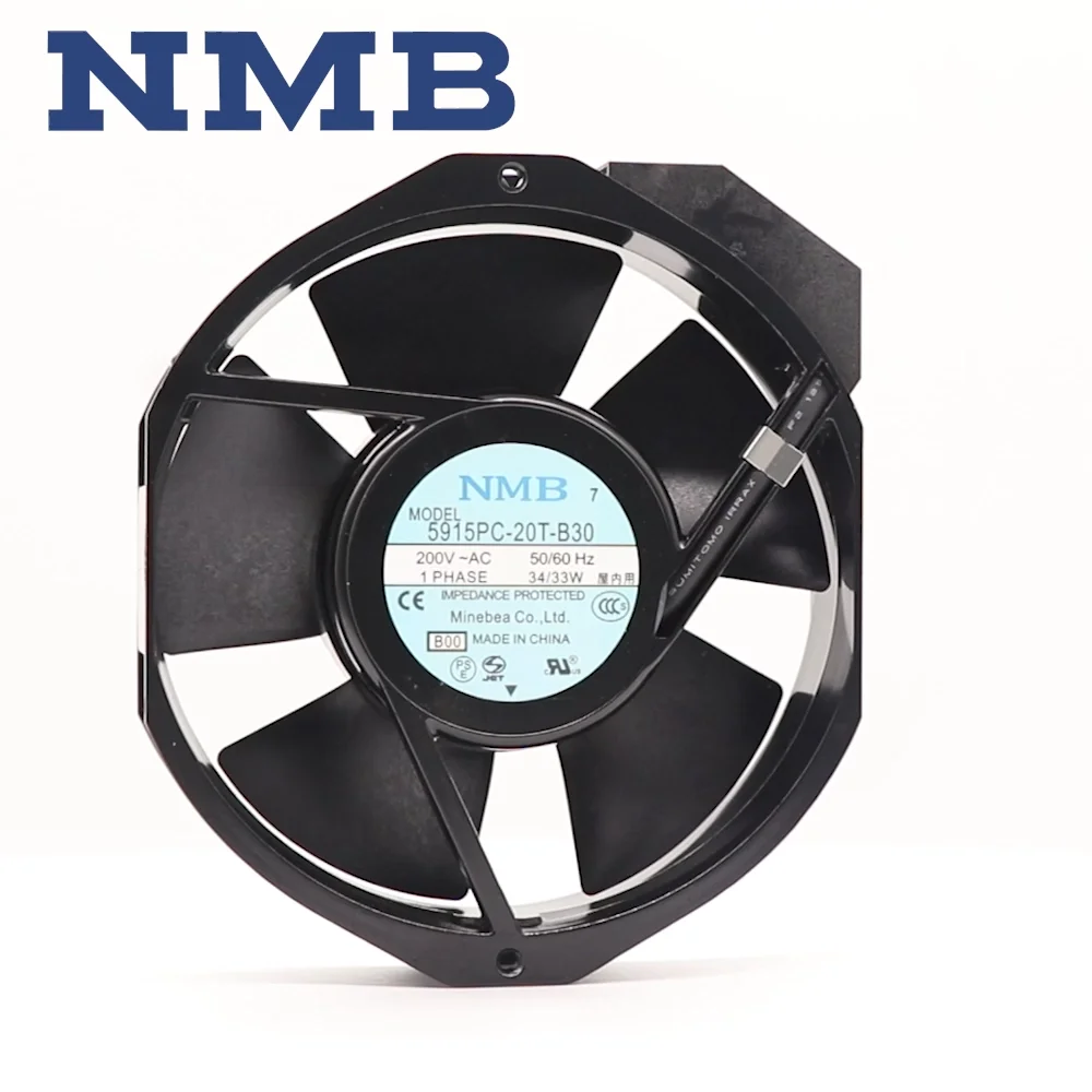 

NMB 5915PC-20T-B30 Ventilation HAVC Systems Aluminum Casing AC Industrial Supply Blower Fans Inverter Cabinet Cooling Fan