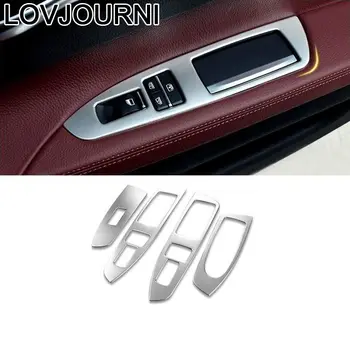 

Window Control System Handbrake Steering Wheel Interior Decorative Chromium Mouldings Covers Modification 18 19 FOR BMW 7 series