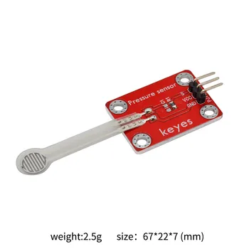 

Thin-film pressure sensor module for arduino micro:bit red DC 3.3V-5V 0-5kg pressure sensor pcb module