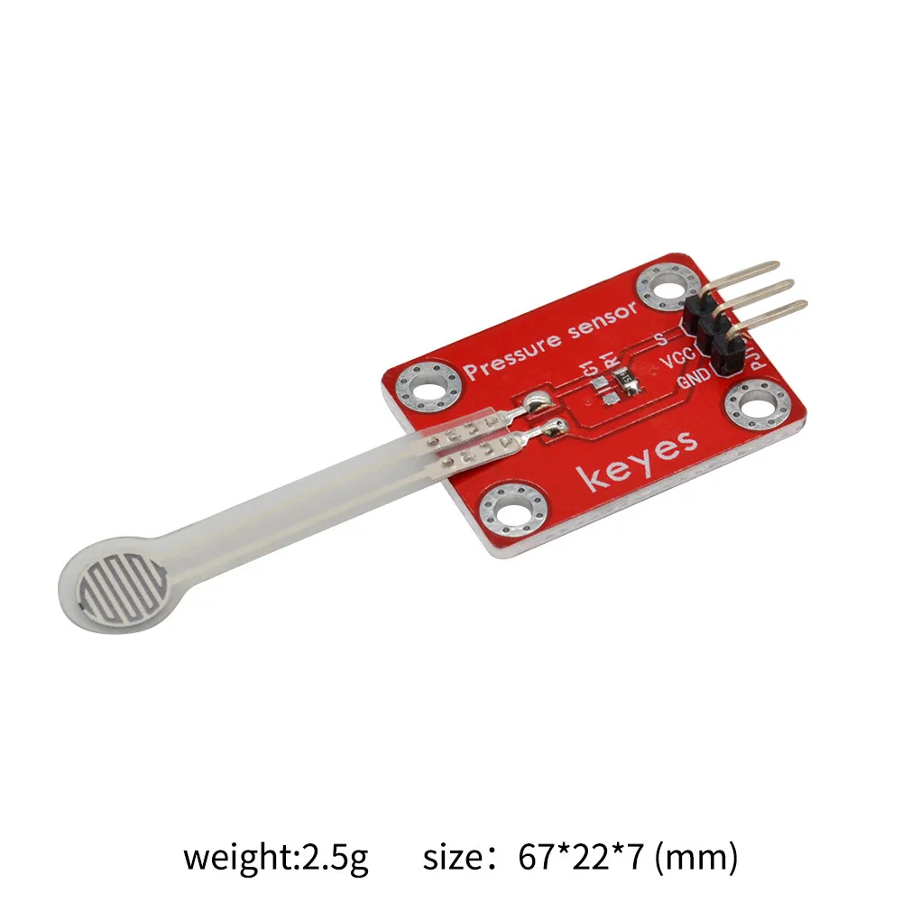Модуль датчика давления с тонкой пленкой для arduino micro:bit red DC 3 V 5V 0 5kg модуль