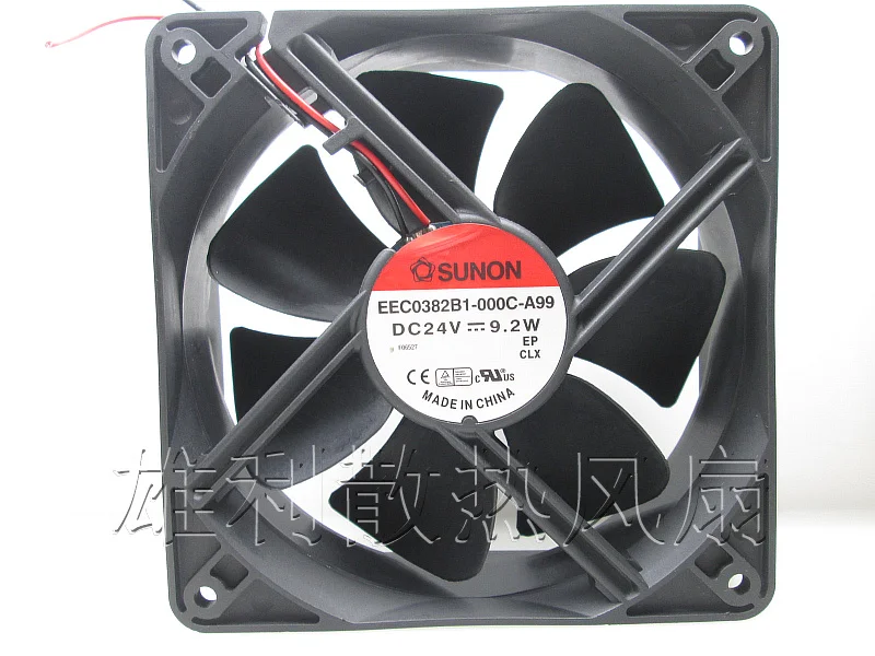 1PCS NEW EEC0382B1-000C-A99 12038 24V 9.2W 12CM Motor protection cooling fan Original | Обустройство дома