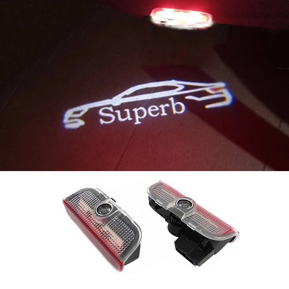 Led Auto Tür Licht Courtesy Licht Welcome Light Logo Projektor Lampe  Zubehör für Skoda Superb 2 Mk2 Superb 3