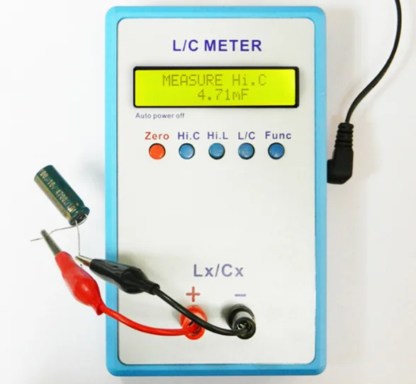 LC200A Высокоточный Измеритель индуктивности и емкости ручной измеритель индуктивности Измеритель Емкости LC цифровой мост тестовый датчик