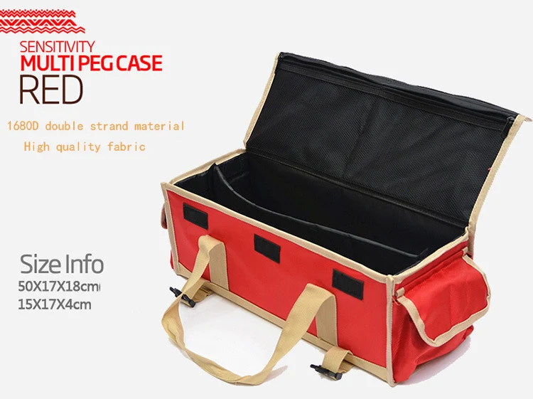 

Large Capacity Outdoor Folding Kit Multi-functional Camping Nail Storage Bag Simple Sundries Sorting Storage Box