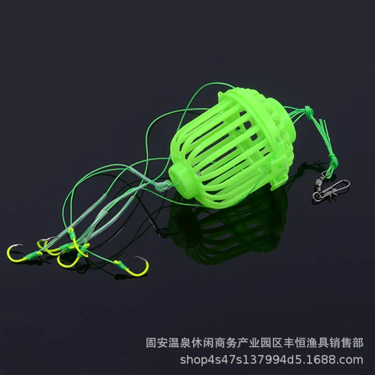 Ночной светильник Monster Bighead Carp Fishing Group Mine Fishing Cage Eagle Claw ISE Nigeria флуоресцентный крючок Monster exlosion Hook