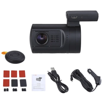 

MINI DVR Car Dash Camera Speed Coordinate GPS 1080P 60FPS HD Video Recorder Super Capacitor with Remote Controller Temperatures