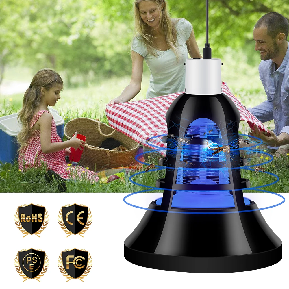 

Electronics Mosquito Killer Lamp LED E27 Bug Zapper Light 220V Anti Mosquito Repeller 110V USB 5V Electronic Mosquito Trap Bulb