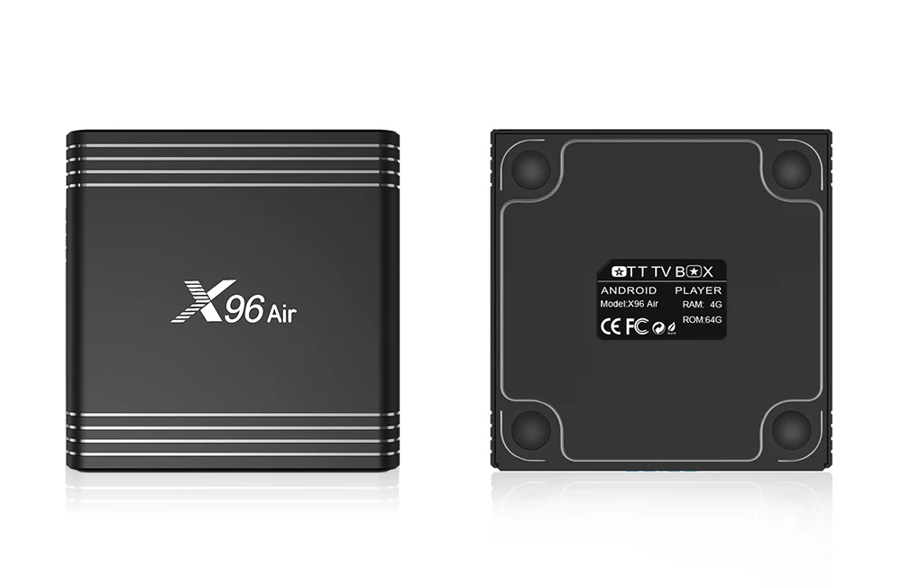 X96Air 4 Гб 64 ГБ Android 9,0 ТВ приставка Amlogic S905X3 четырехъядерный 2,4G 5G двойной Wifi BT4.1 8K поддержка Youtube Netflix X96 Air Media pl