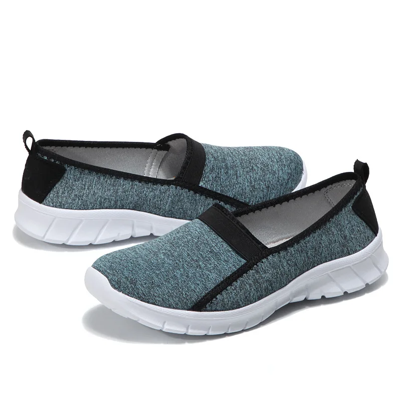 

2019 Summer Low-Cut Soft-Sole Couples Slip-on Large Size Middle-aged Walking Shoes Old Beijing Cloth Shoes Women's Mom Shoes