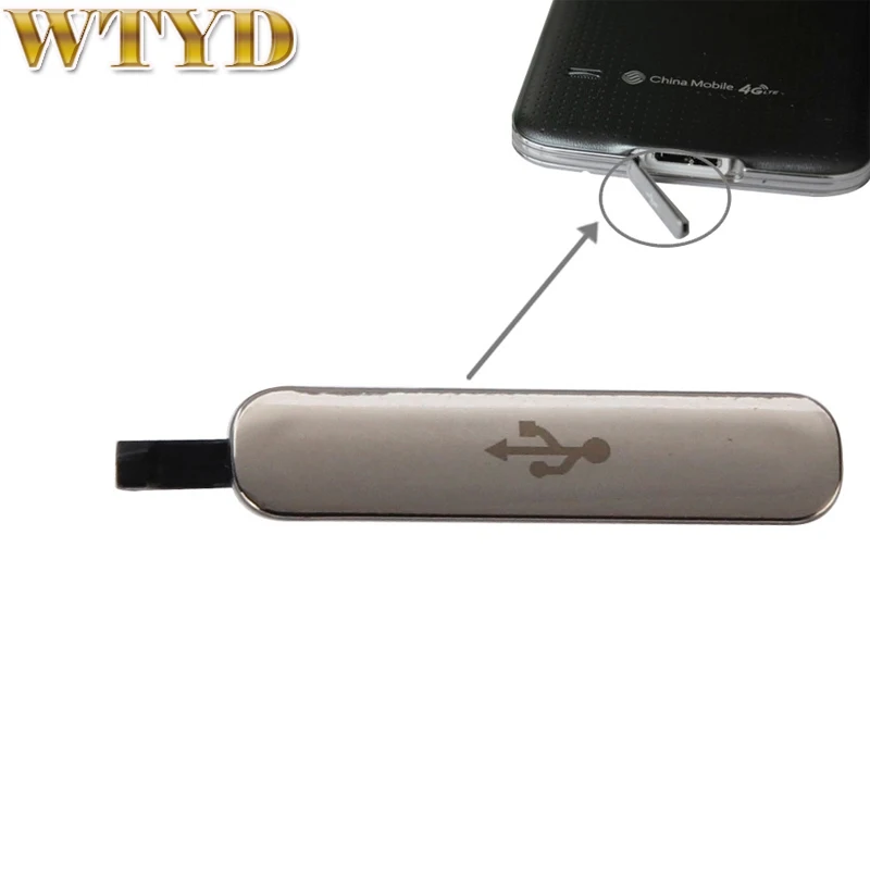 Пыленепроницаемая Крышка для зарядного USB-порта Galaxy S5 запасная часть смартфона |