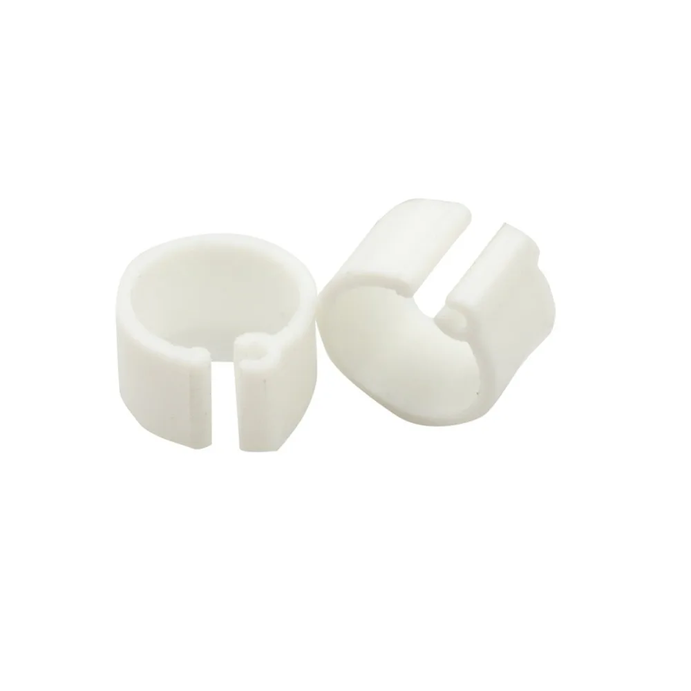 white 100 pcs 100 pcs8mm Открытое кольцо для лапки голубя разнообразие цветов птицы ноги кольца принадлежности для голубей товары для птиц птицы - Цвет: white 100 pcs