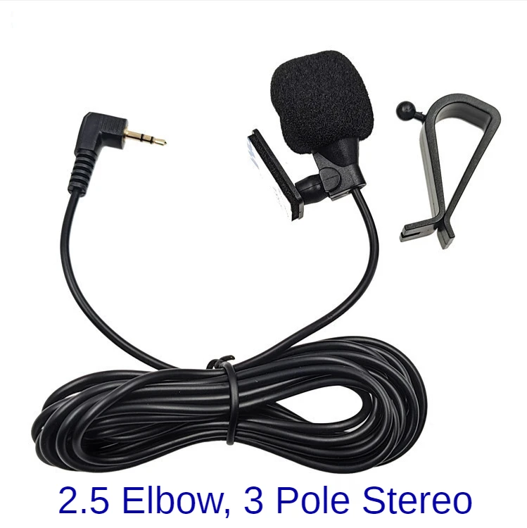 Car Audio Navigation 3.5mm Microphone Clip Jack Plug System External Wired Microphone Auto DVD Radio Omnidirectional 3m Long Mic bluetooth headphones with mic Microphones