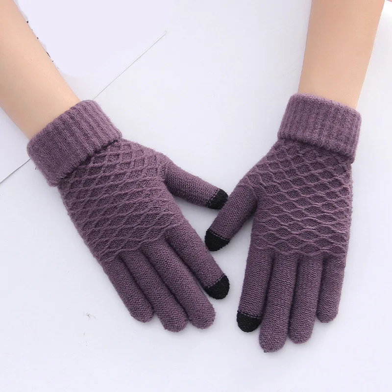 Перчатки с сенсорным экраном Eldiven Modis Gants Femme варежки Зимние Guantes Invierno Mujer плюс