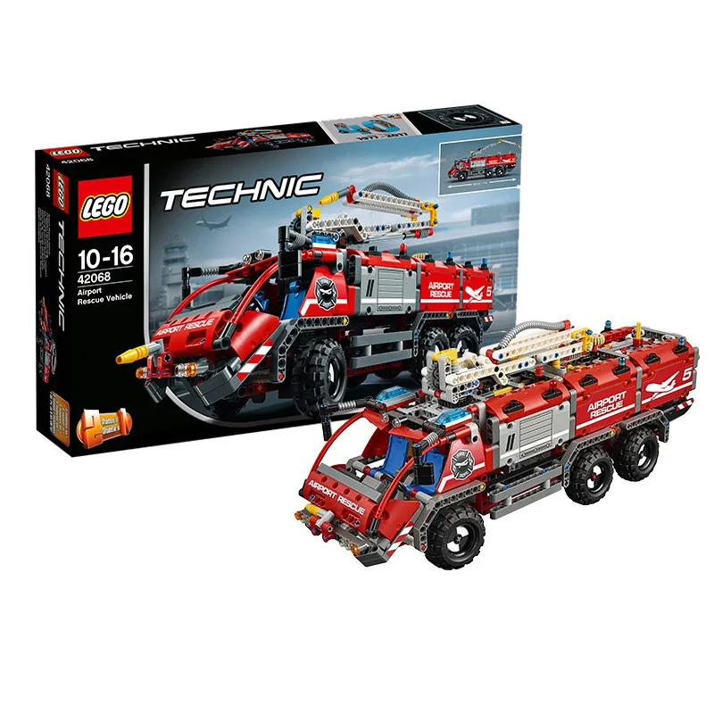 

Denmark Le/Go Import Building Blocks Airport Wreckers Machinery Group Series Building Blocks Toy 42068